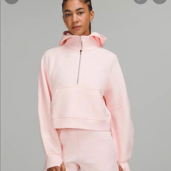 lululemon athletica Sweaters - NWT Strawberry Milkshake Scuba Half Zip